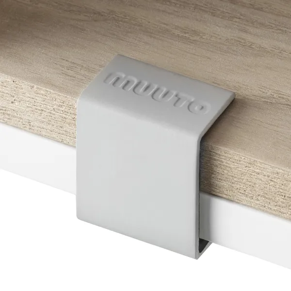 Mini Stacked Klipser 5-pk Lysegrå