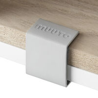Mini Stacked Klipser 5-pk Lysegrå