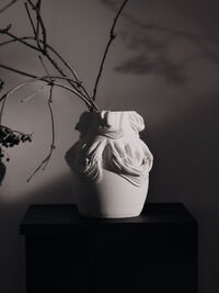 Drisca Vase 23 cm Offwhite