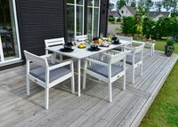 Stoltö Ruokailutuoli Valkoinen/Harmaa