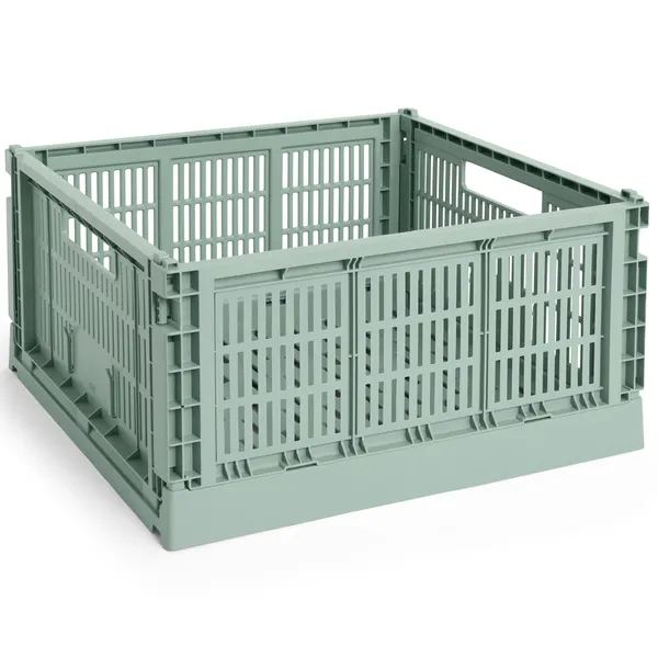 Colour Crate Large Square Oppbevaring Sage Green