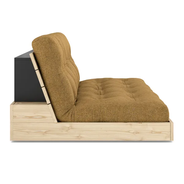 Karup Base Sovesofa Med 5-Lags Madras Raw/Golden Ochre
