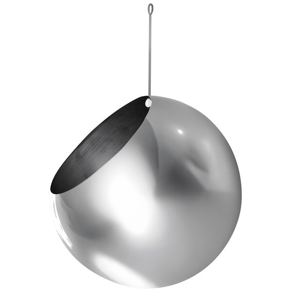Globe Hængekrukke Ø17 cm Sølv