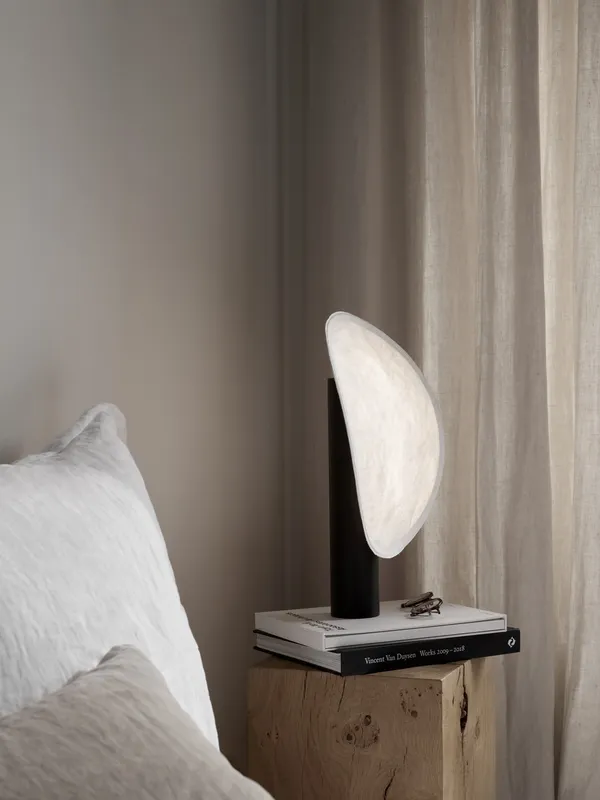 Tense Bordlampe Bærbar Svart