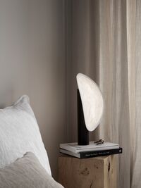 Tense Bordlampe Bærbar Svart