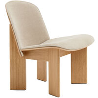 Chisel Loungestol med Betrukket Forside Eg / Linara 216