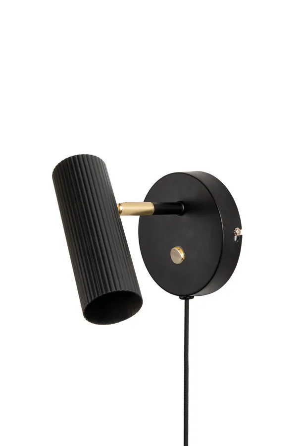 Hubble Vägglampa Svart