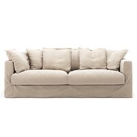 Le Grand Air 3-Seter Sofa Bomull Beige