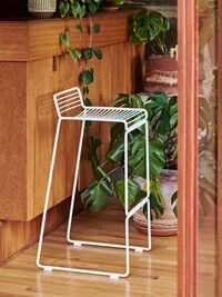 Hee Barstol Låg Vit