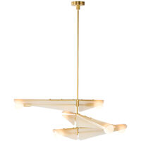 Sycamore 3 Ceiling Lamp Brass / Dusk Pink