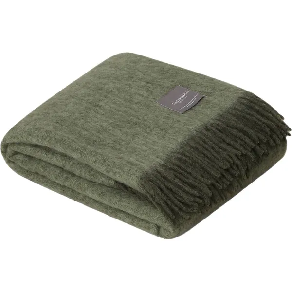 Mohair Pledd 130x170 cm Moss