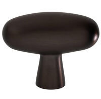 T Oliver Knop Bronzeret Messing