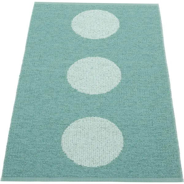 Vera Pop Matta 70x120 cm Jade / Pale Turquoise