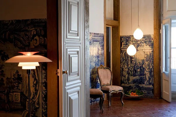 PH 80 Golvlampa Utan Dimmer Vit Opal Akryl / Krom