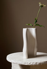 Moire Vase Offwhite 30 cm