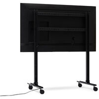 Moon Rollin' Tv Stand Charcoal