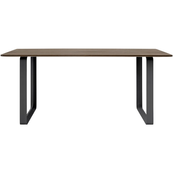 70/70 Bord 85x170 cm Massiv Røget Eg / Sort
