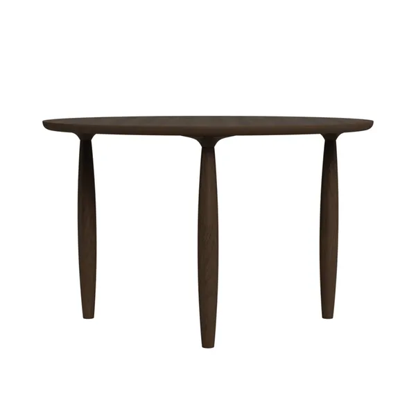 Oku Dining Table Ø120 cm Dark Smoke
