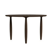 Oku Dining Table Ø120 cm Dark Smoke