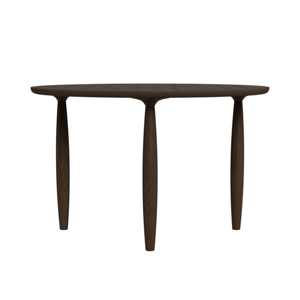 Oku Dining Table Ø120 cm Dark Smoke