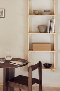 Trefoil Bord 75 cm Røkt Eik