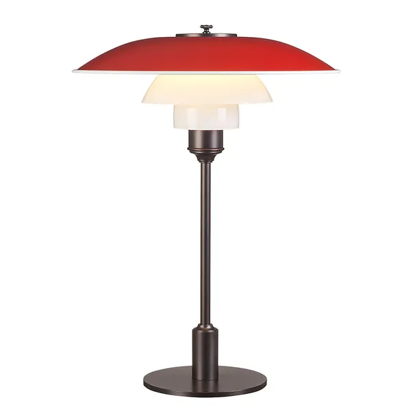 PH 3½-2½ Bordslampa Röd