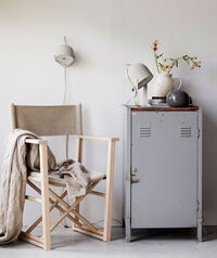 Svejk 13 Væglampe Beige/Messing