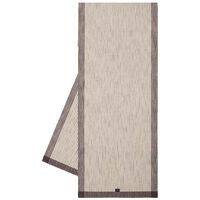 Striped Kaitaliina 50x150 cm Tummanharmaa / Valkoinen