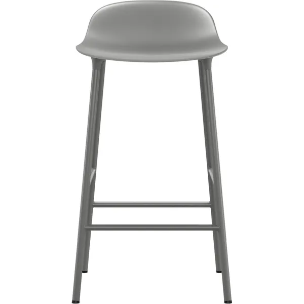 Form Barstol Stålben 65cm Blå