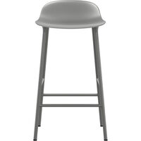 Form Barstol Stålben 65cm Blå