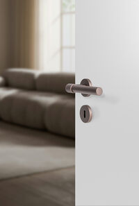 Helix 200 Plain Door Handle Dark Bronze