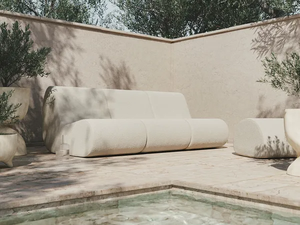 Rouli Center Modulsofa Offwhite
