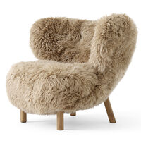 Lilla Petra VB1 Nojatuoli Lampaannahka Honey / Oiled Oak