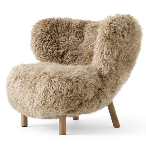 Lilla Petra VB1 Nojatuoli Lampaannahka Honey / Oiled Oak