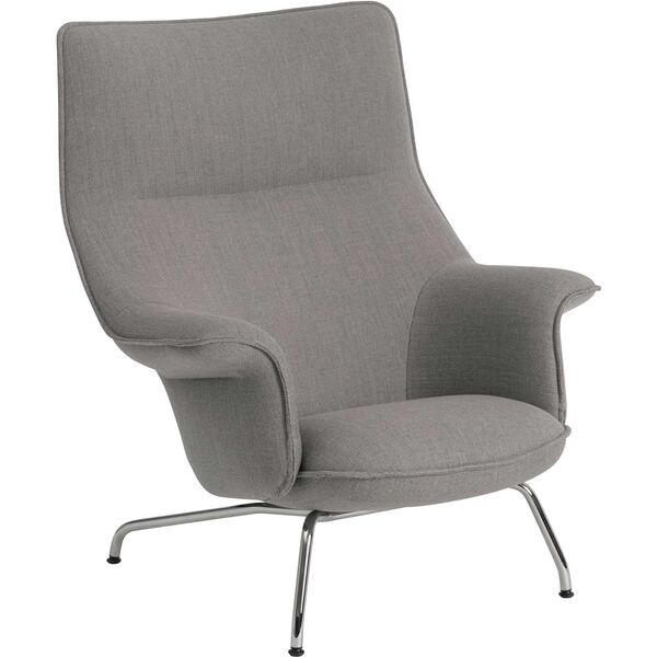 Doze Loungestol Krom/Re-Wool 128