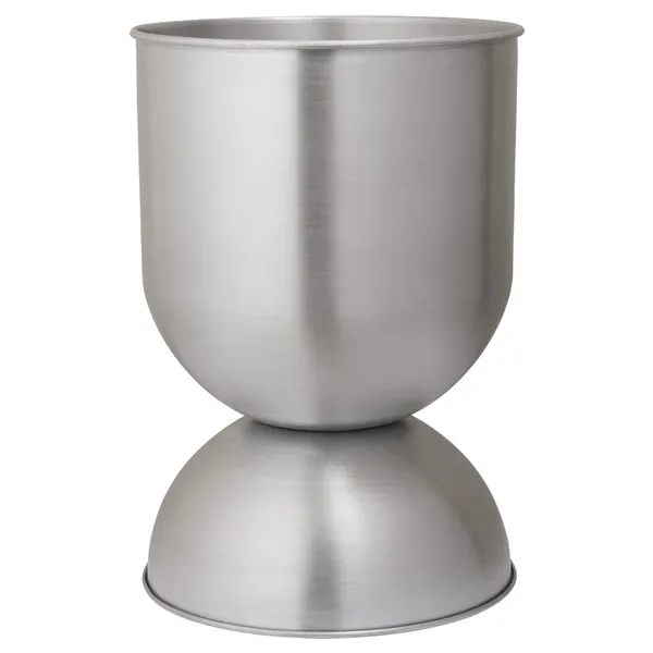 Hourglass Krukke H59 cm Aluminium