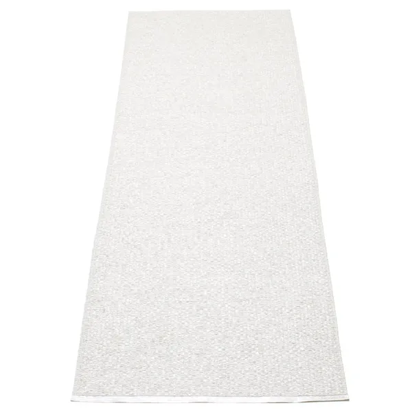 Svea Gulvteppe White Metallic/White 70x160 cm
