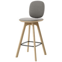 Pauline Comfort Barstol 75 cm Oljet Eik / Hallingdal Grå