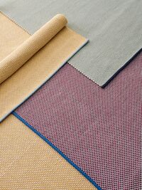 3 Colour Juteteppe 140x200 cm Soft Yellow