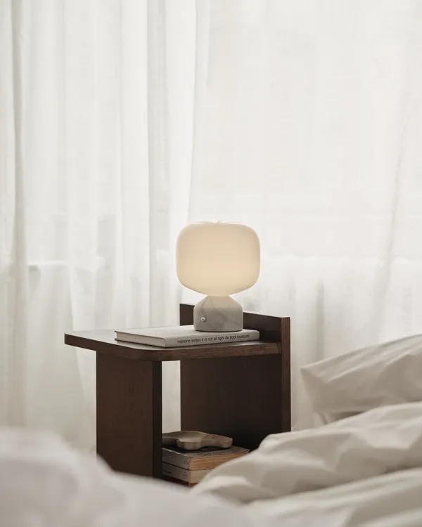 Meemo Bordlampe Bærbar Hvid