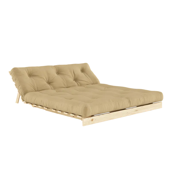 Roots 160 Sovesofa Med Madras Raw / Wheat Beige
