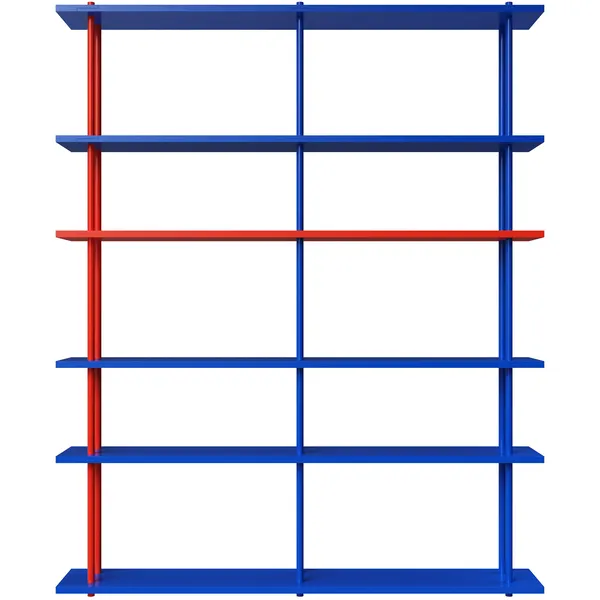 Bond Shelf W206 Blue/Red