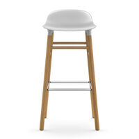 Form Barstol 75 cm Hvit/Eik