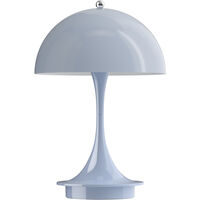Panthella 160 Bordlampe Bærbar Pale Blue Opal Acryl