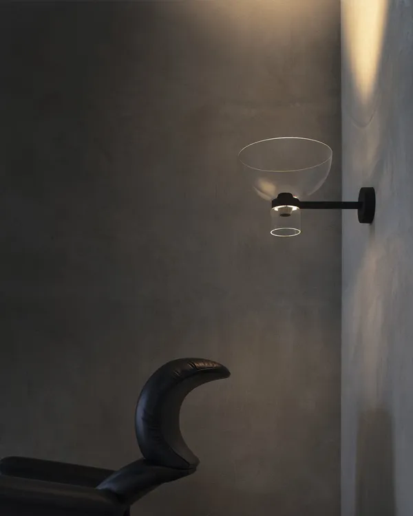 Nocturne Wall Lamp Bowl Black