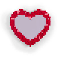 Pixel Heart Peili Punainen