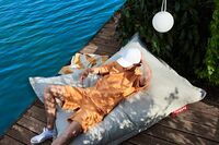 Original Outdoor Sækkestol Stripe Ocean Blue