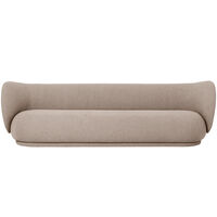 Rico Boucle 4-Seter Sofa Sand