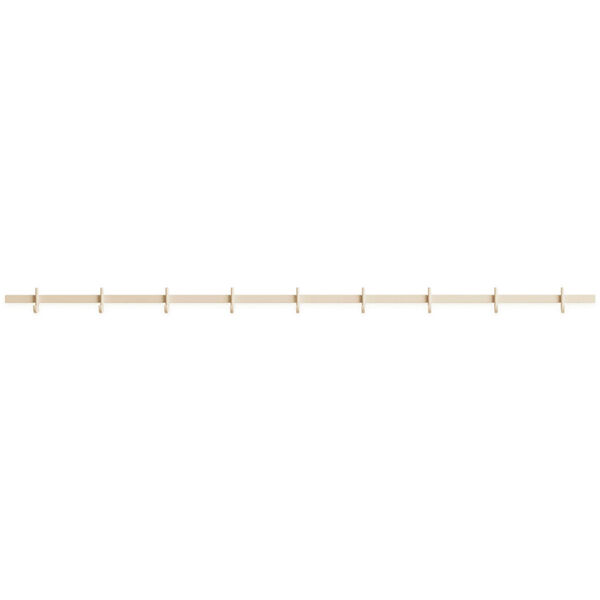 Relief Knagerække 123 cm Askefarvet
