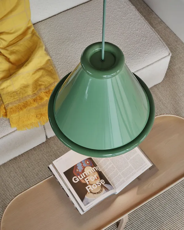Belle Pendant Ø36 Pale Green / Reseda Green